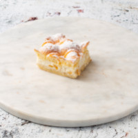 Túrós pite barackkal