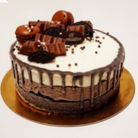 Triplacsokoládé fagylalttorta